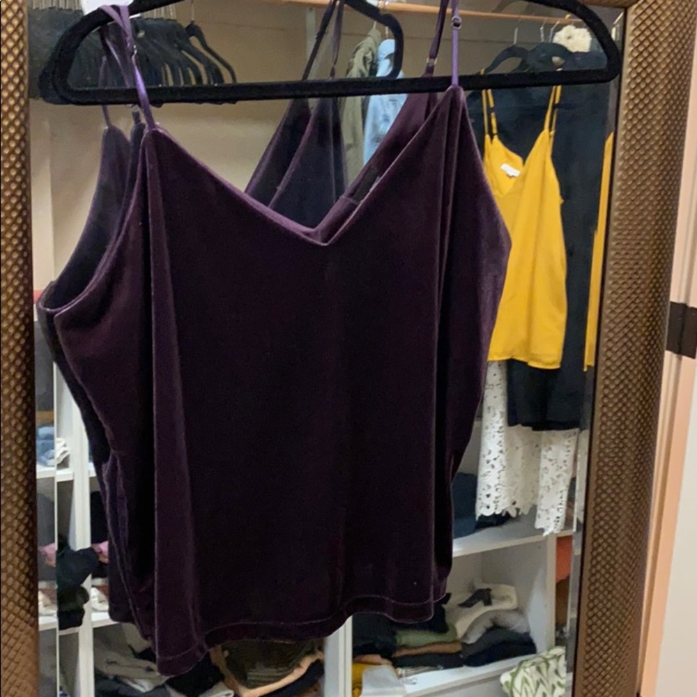 Velvet camisole
